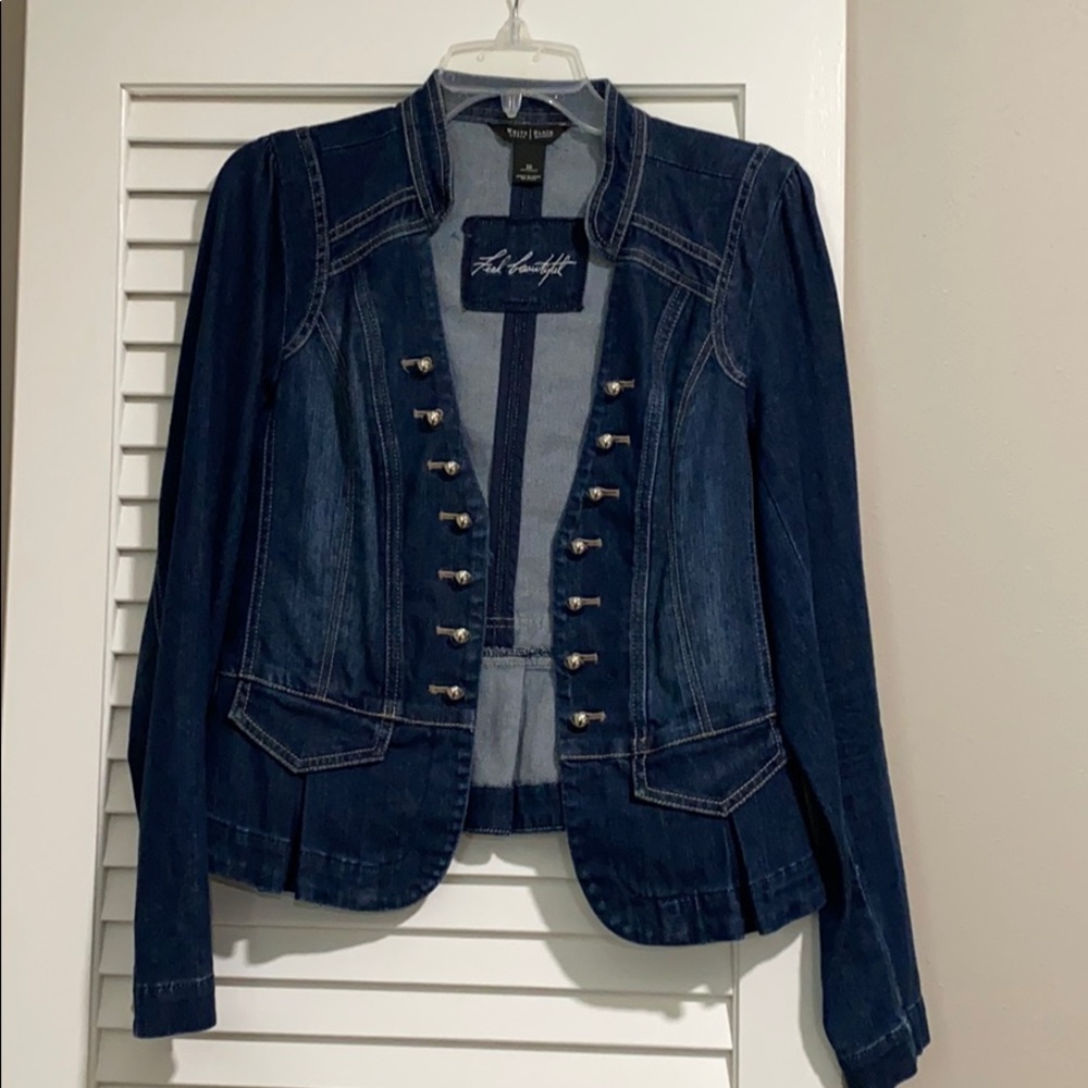 White House Black Market Jean Jacket